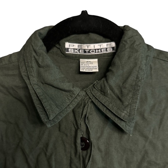 Vintage Double Collar Button Down, Size MP - Picture 2 of 3